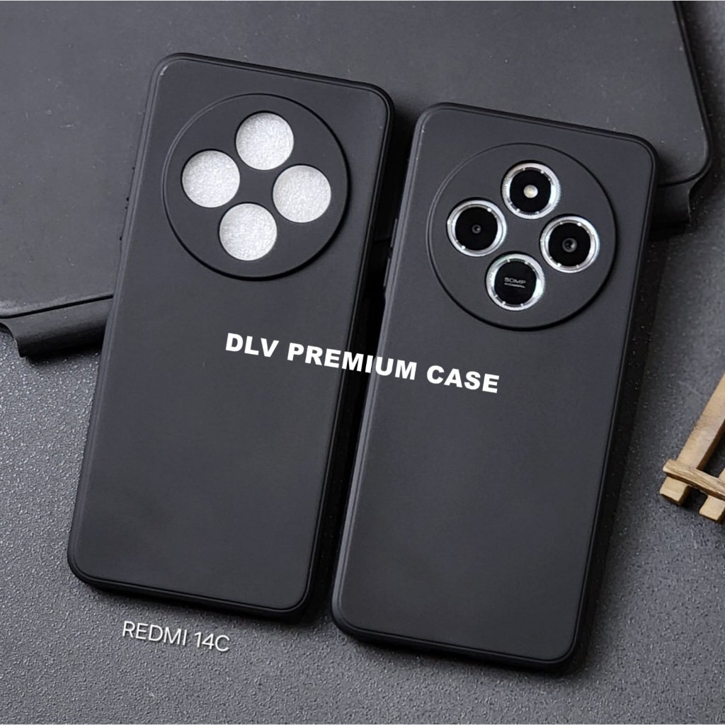 POCO C75 MACAROON BLACK PREMIUM SOFT CASE สีดํา POCO C75 MSB