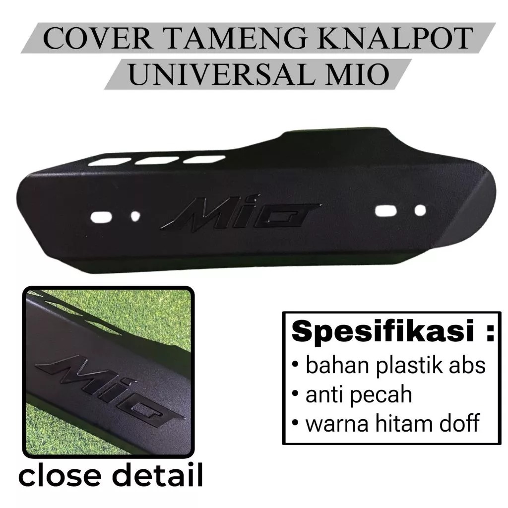 ฝาครอบท่อไอเสีย Mio สากลสามารถใช้สําหรับ Mio sporty Mio smile Mio M3 Mio Soul gt Mio Soul xeon Mio z Mio M3 125 Mio j Mio s