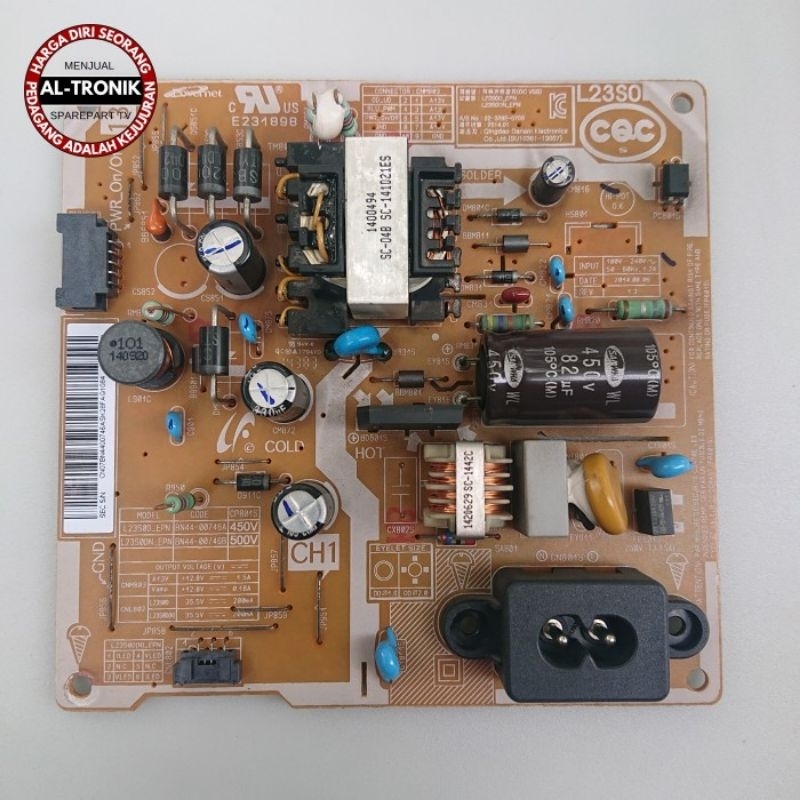 SAMSUNG 24 INCH LED TV POWER SUPPLY รุ่น UA24H4003AR PSU REGULATOR POWER SUPLAY SAMSUNG UA24H4003 UA