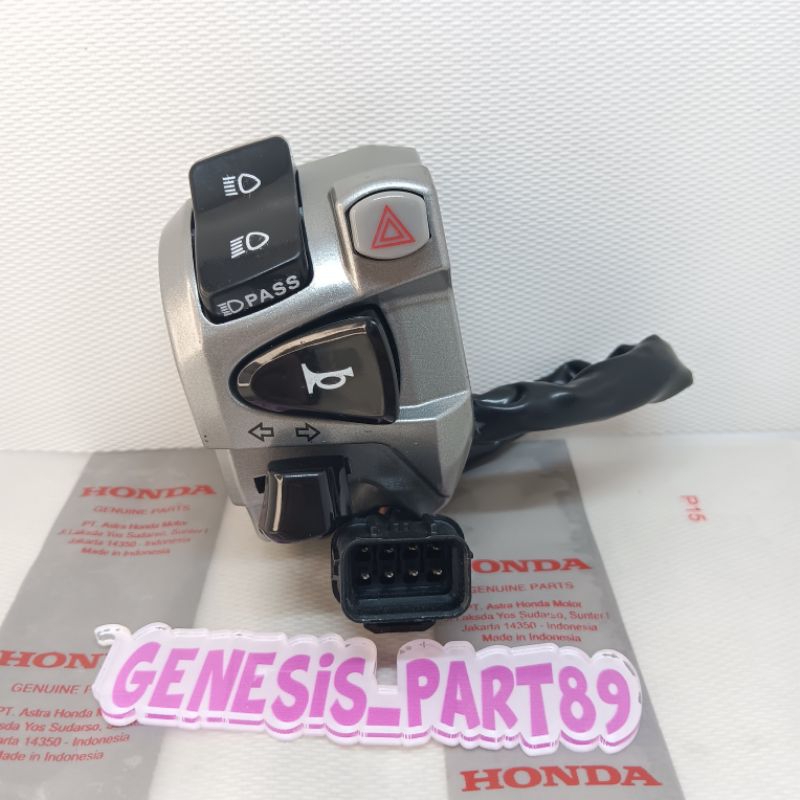 Tombol All NEW SCOOPY LEFT SWITCH 2021-2023 HAZARD BUTTON DIG PASS SWITCH