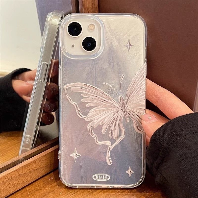 YX159 สําหรับ Oppo A71 A74 A78 A9 A98 F1S F5 F7 F11 RENO 4 4F 5F 6 7 7Z 8T 10 11F ผีเสื้อ Hardcase ป