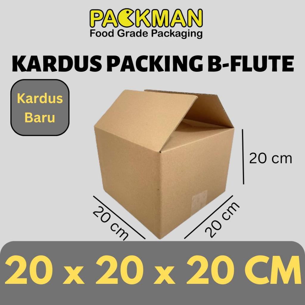 CARDBOARD PACKING 20x20x20 cm / CARDBOARD CORUCATED B-FLUTE / PACKING ONLINE