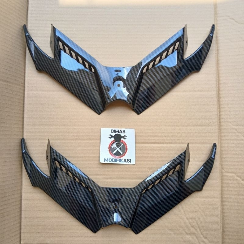 Winglet Carbon Winglet Ninja 250 Fi Winglet R15 V2 Winglet Ninja RR New Winglet Ninja 250 Karbu Wing