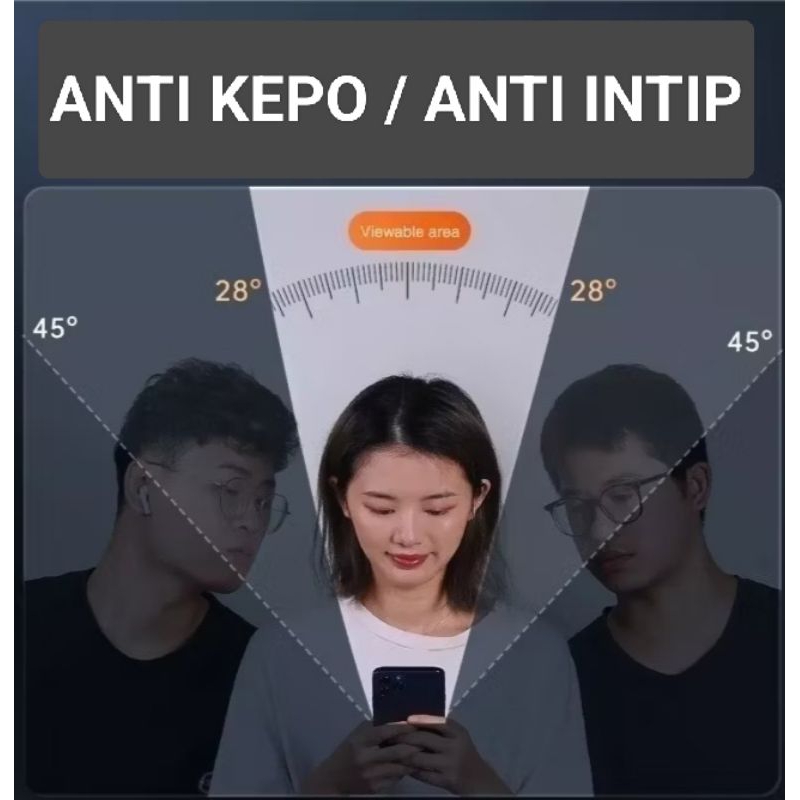 TG TEMPERD GLAS ANTI SPY ANTI INTIP ANTI KEPO สําหรับ TYPE RM NOTE 4X NOTE 5 5A 4A 7A 8A A8 PRO 9A 1