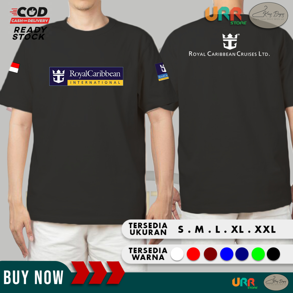 เสื้อยืด Royal Caribbean Cruise Ship | สําลีหวี 30s