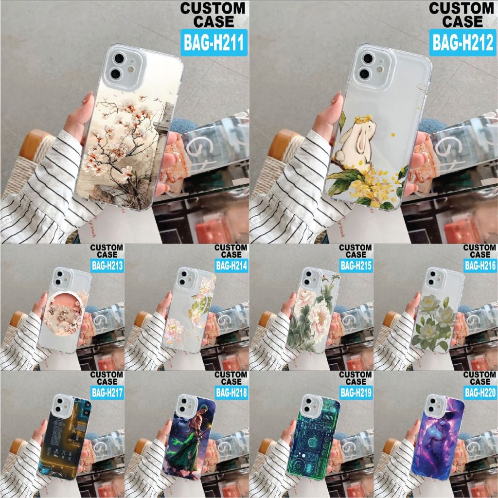 OPPO A15/A12/A5S/A3S/A5/A9 2020/A7 2018/A11K/A1K/F9/RENO 4 CASE MOTIF CODE BAG H0211-H0220 ACC