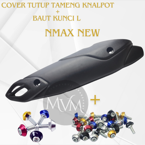 Yamaha Nmax ฝาครอบโล่ท่อไอเสียรุ่นใหม่ Plus สลักเกลียวกุญแจ L มอเตอร์ไซค์ (PACKAGE)