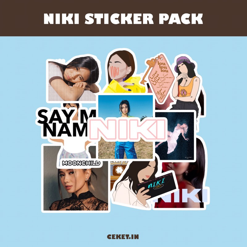 NIKI 88Rising Sticker Pack - Nicole Zefanya (15 ชิ้น)