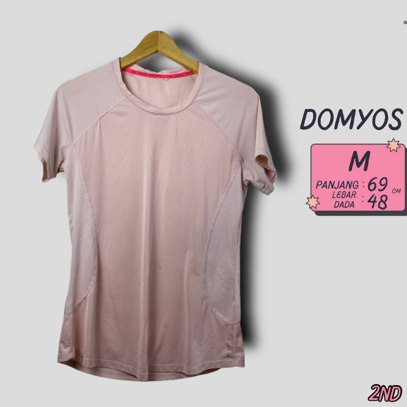 เสื้อยืดกีฬาผู้หญิง Domyos ไซส์ M