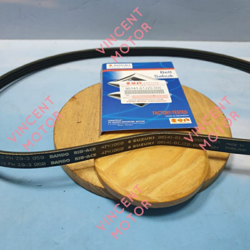 VAN FAN BELT FAN BELT 4PK 1060 4PK1060 APV ARENA MEGA CARRY ORIGINAL JAPAN 1 ชิ้น