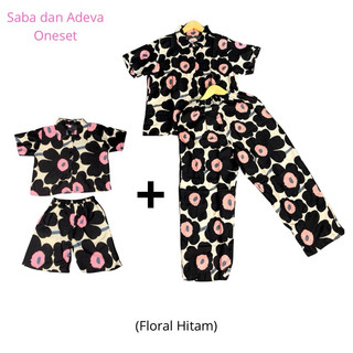 SINABA | Setelan Ibu dan Anak Bahan Rayon Viscose Premium Atasan Bawahan