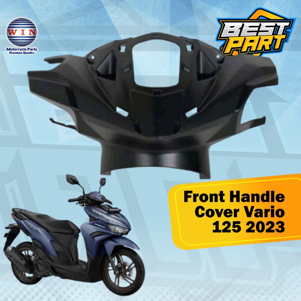 ครอบแฮนด์หน้า Vario 125 23 Matte Black Win Brand ครอบหน้า Vario 125 23