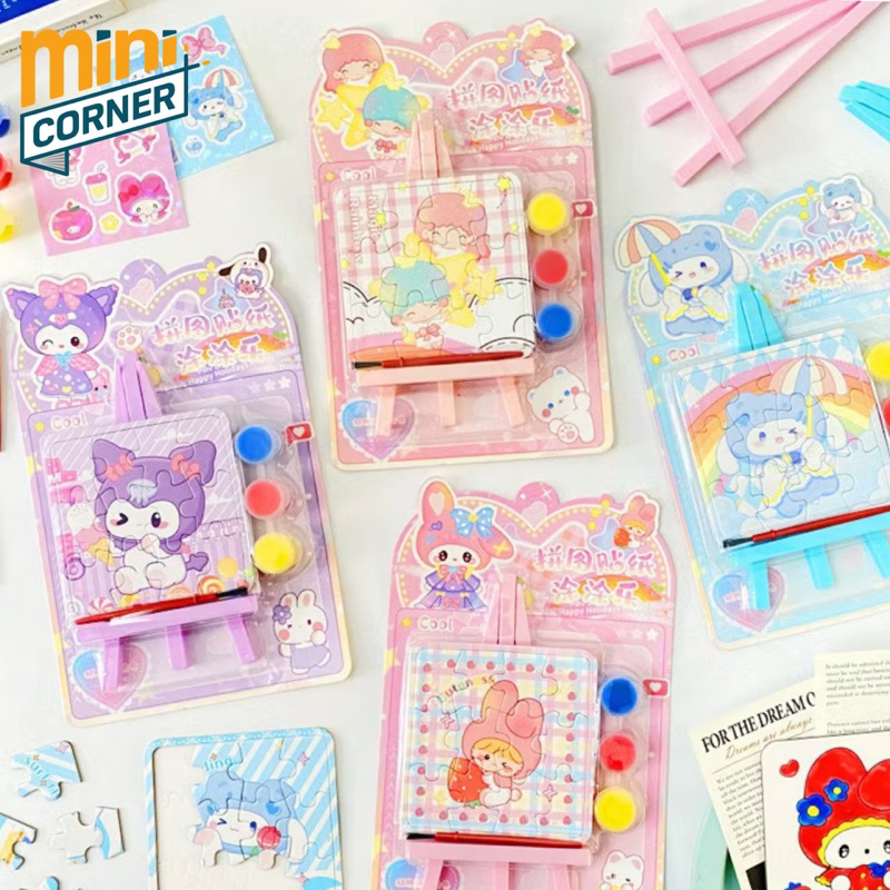 [MINICORNER] Sanrio PUZZLE Painting/ Sanrio Painting/1 package Painting/Painting Painting Painting C