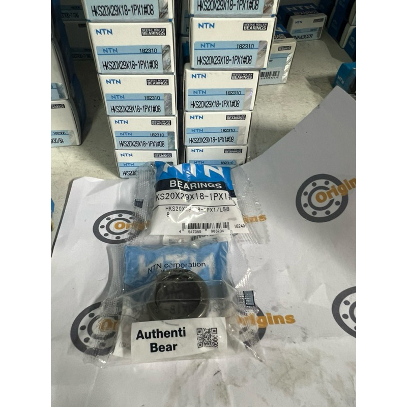 NEEDLE BEARING HKS 20 X 29 X 18 1PX1 NTN ORIGINAL JAPAN