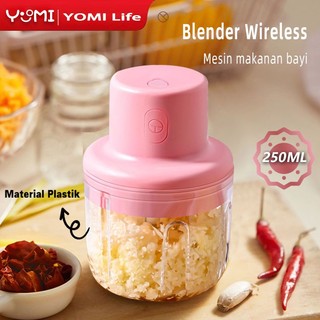 Blender Portabel Elektrik Tanpa Kabel /USB Mini Multifungsi Chopper Bumbu Dapur Praktis/ Blender mini choper / Blender Makanan Bayi