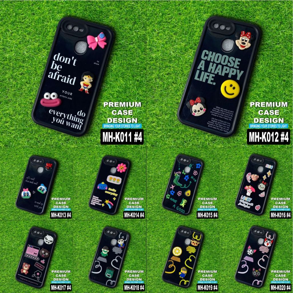VIVO V5/V5+/S1/S1 Pro/Z1 Pro CASE 3D RISED PICTURE MOTIF CODE MH K011-K020 ใหม่ (MACC)