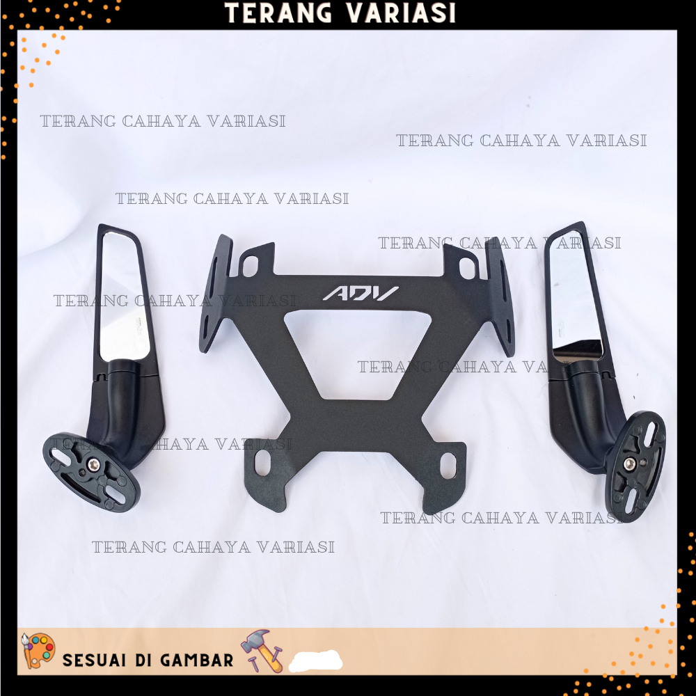 SERPO ADV 150 BRACKET SERPO ADV 160 และ SPION WINGLET MODEL PNP SERPO