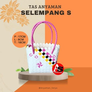 Anyaman Setya/TAS SELEMPANG TANPA CANTOL S //17x8x18cm