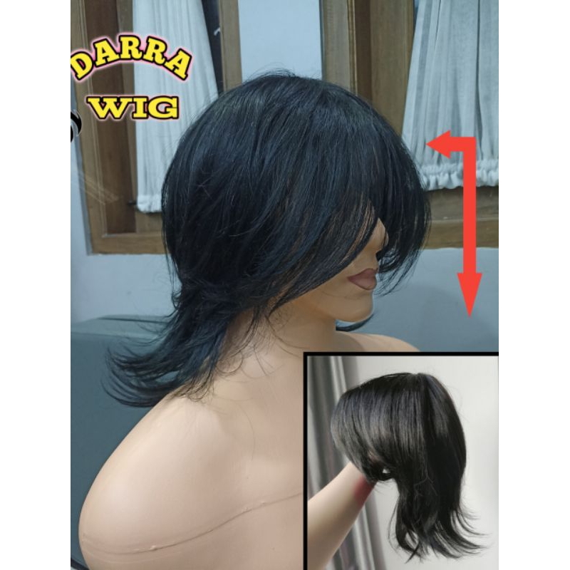 MULLET HAIR WIG CODE 006 / LATEST TRENDY KOREAN MENS WIG