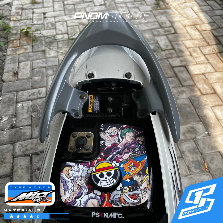 YAMAHA MIO SPORTY TANK STICKER - SMILE OLD - SOUL CARBON DECAL STICKER MIO ANTI-FADE