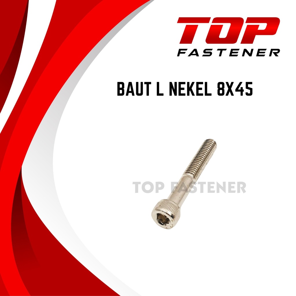 BOLT L M8 8X45 NEKEL KEY L6