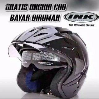 HELM INK DOUBLE VISOR SNI REALPICK BARU MURAH PAKING KARDUS+BUBLLE WRAP