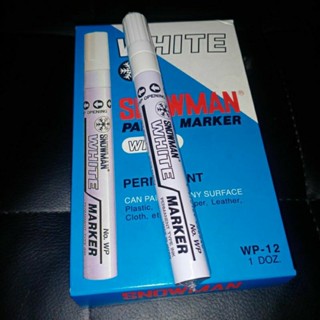 ปากกามาร์กเกอร์สีขาวถาวร / สีเงิน / สีทอง / WP-12 / SP-12 / …