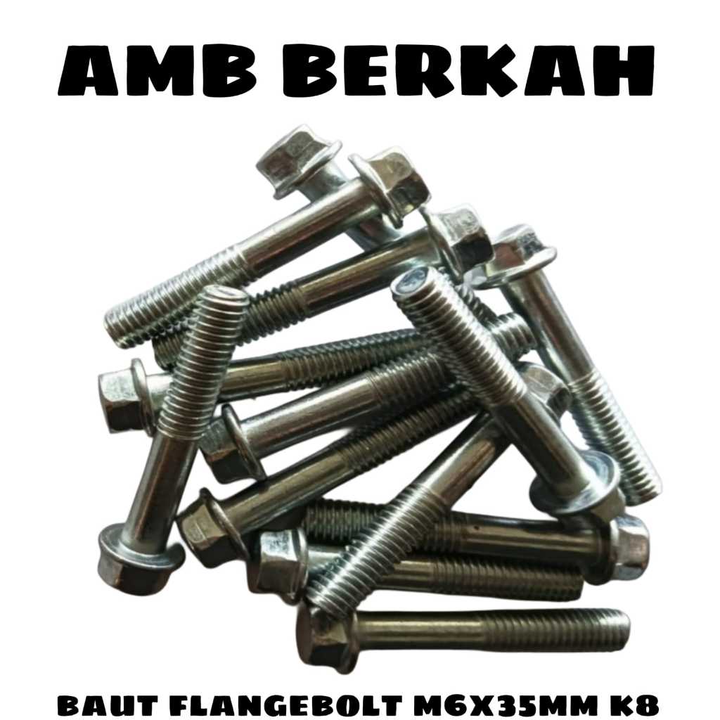 MESIN ENGINE BLOCK BOLT/CRCT BLOCK BOLT M6X35 (8 คีย์)