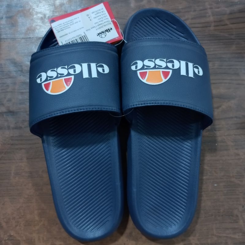 Ellesse รองเท้าแตะ NAVY Classic Slide Unisex | Ellesse สไลด์คลาสสิกสําหรับทั้งชายและหญิง | รองเท้าแต