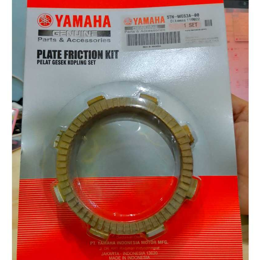 จานคลัทช์ 5TN สําหรับ JUPITER Z/F1ZR MOTORCYCLE (5TN-WE63A-00)