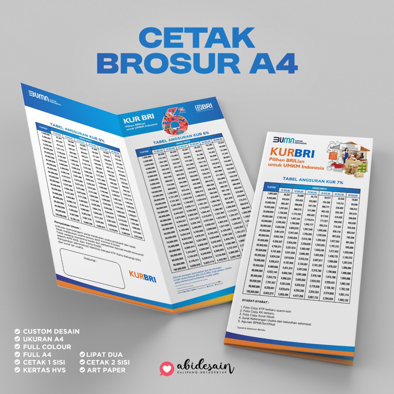 A4LUTION PROMOTION BROCCURE / FLYER PRINTING (1 ด้านข้าง / 2 ด้าน) & HIGH RESO