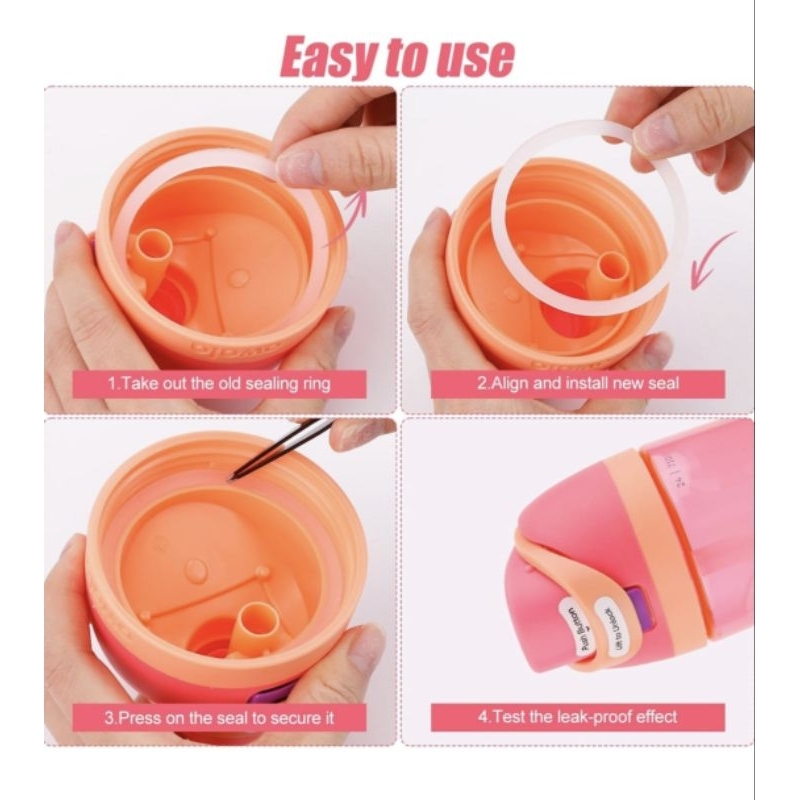 OWALA GASKET RING สําหรับขวดน้ําฟรี / ซีลป้องกันแพลงขวดดื่ม OWALA 12OZ 19OZ 24