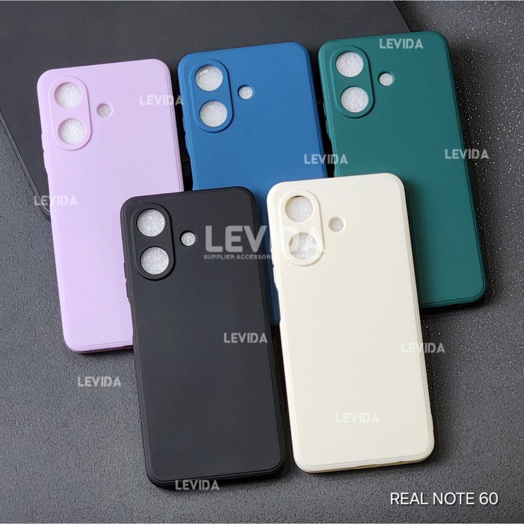 Realme Note 60 Realme Note 60X Softcase Macaron Square / Case Square Edge Case Realme Note 60 Realme