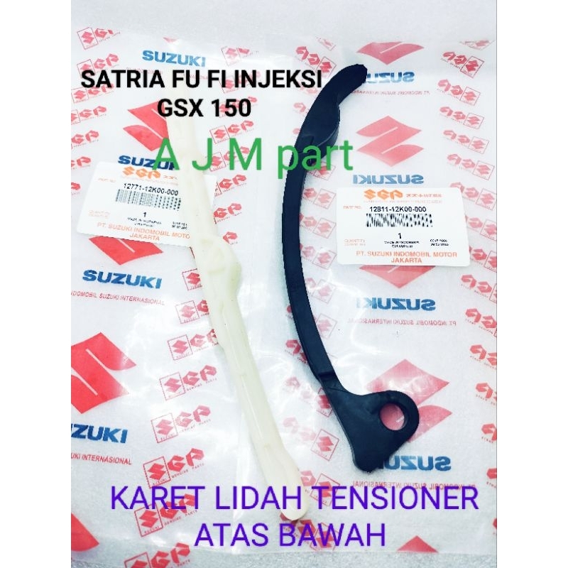 ยาง TONGUE TENSIONER SUZUKI SATRIA FU FI INJECTION GSX 150 GSX R150 GSX S150 TOP BOTTOM เดิม