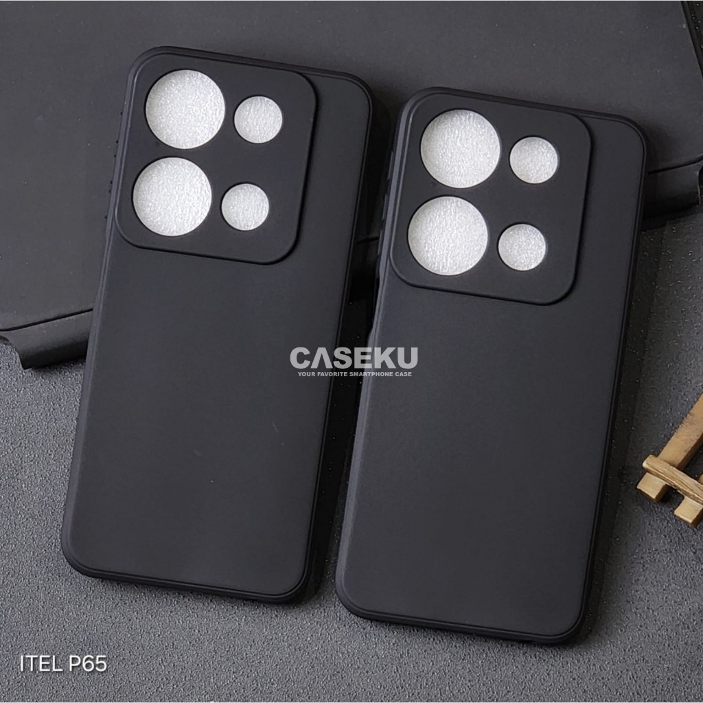 Itel P65 Case Macaron Square Softcase Macaron / Case Square Edge Case Itel P65