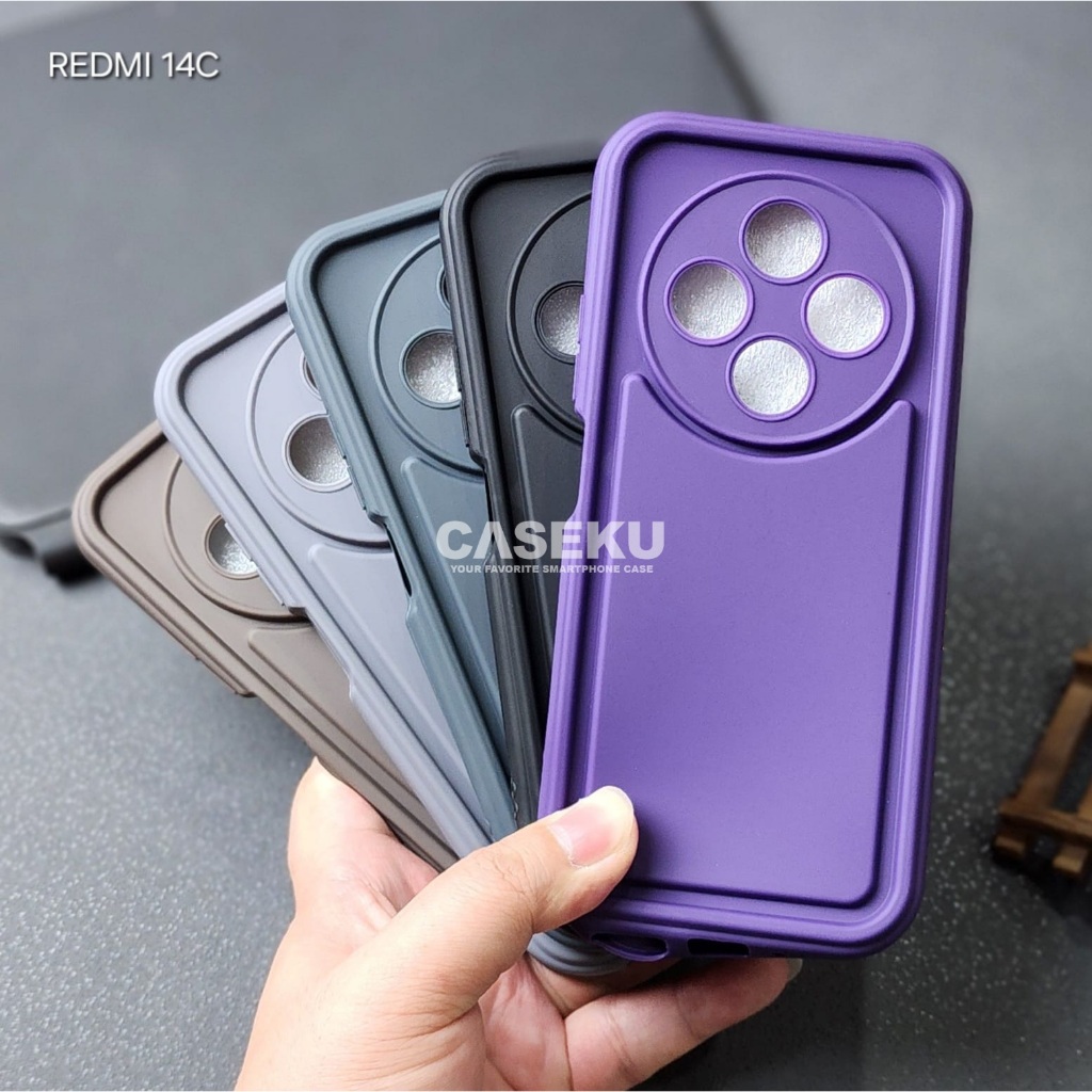 Redmi 14C Case Macaron Case Circuit Protect Camera Motif Case Redmi 14C