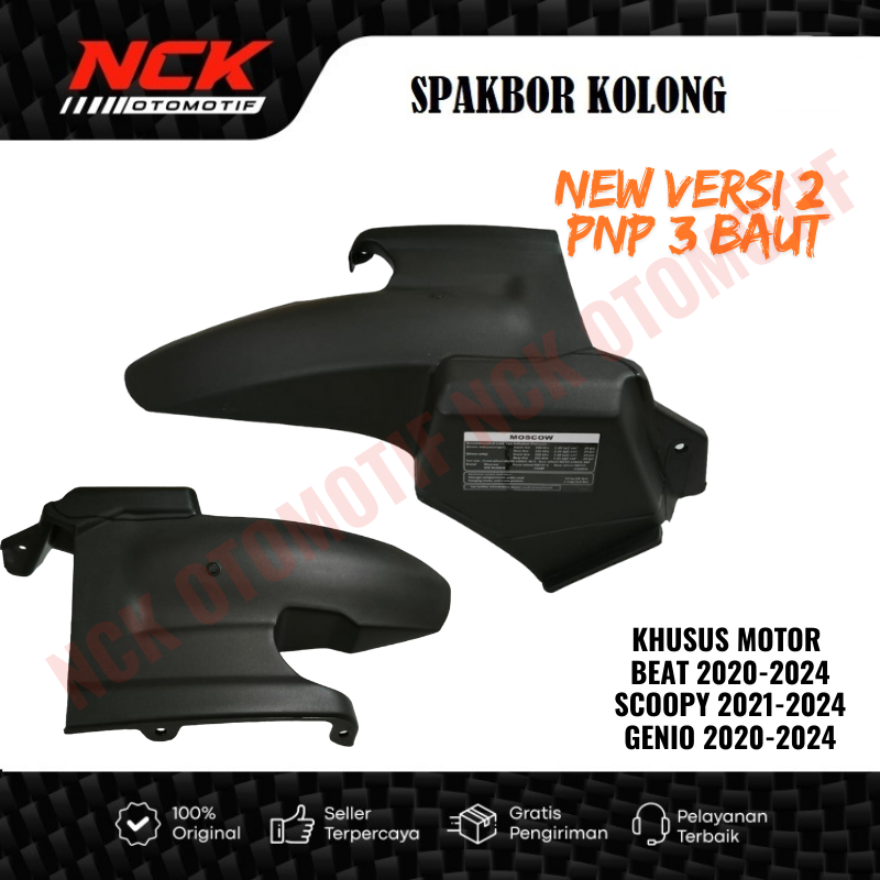 Spakbor UNDER BEAT DELUXE NEW STREET SCOOPY GENIO 2020-2024 INSTALLATION 3 BOLT PNP