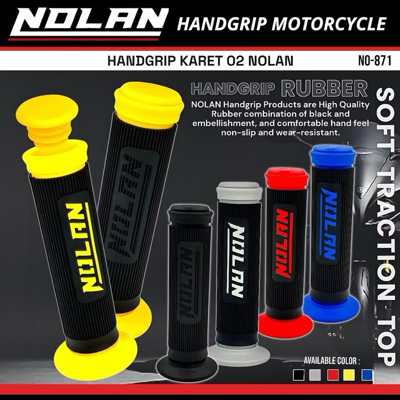 ปลอกแฮนด์ยาง NOLAN 02 Nolan 871 Universal All Motorcycles