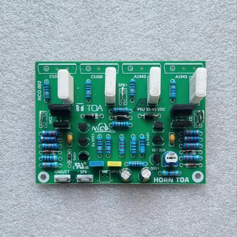 KIT Driver Power Amplifier HORN TOA Lantang Funnel