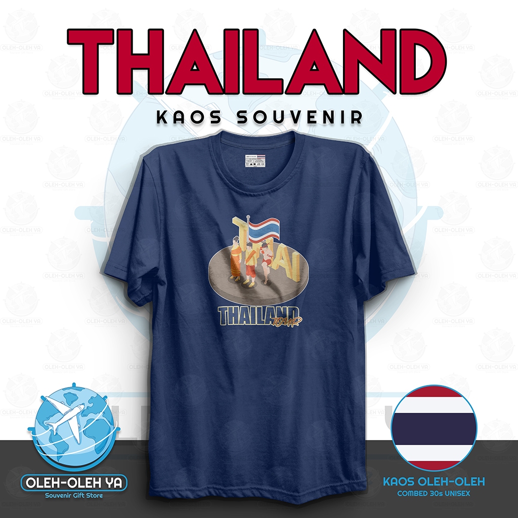 YA T-Shirt ของที่ระลึก เสื้อยืดไทย ของ T-Shirt ที่ ระลึก เสื้อผ้า ของที่ระลึก Welcome Thailand City 
