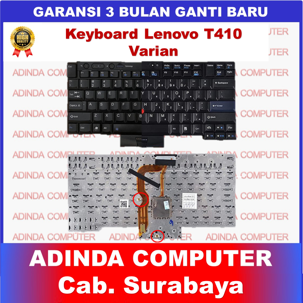 Ienovo Thinkpad T410 T420si T420i T420s T510 T510i Trackpoint คีย์บอร์ด