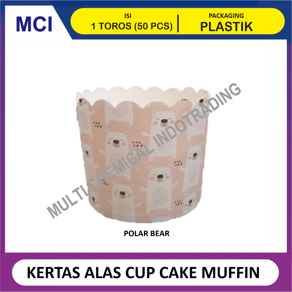 MUFFIN CAKE CASE CUP CAKE PAPER / MUFFIN CUPCAKE PAPER / MUFIN CAKE CONTAINER - 1 PACK 50 ชิ้น