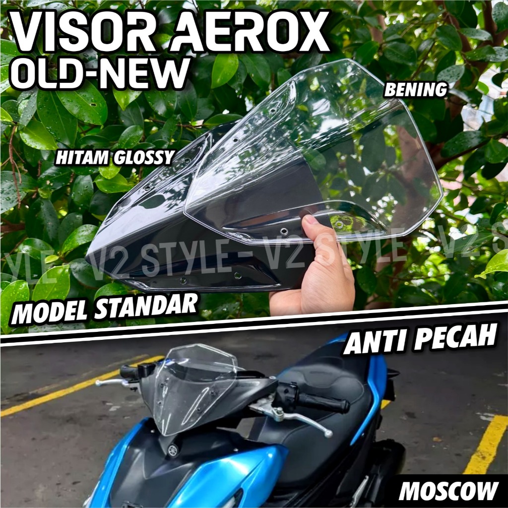 WINDSHIELD AEROX ใหม่และ OLD 155 CONNETED PNP WINSIL aerox มาตรฐาน ABS MATERIAL 2.5MM THICK ANTI-BREAK AEROX กระบังหน้ามาตรฐาน เก่าและใหม่ Winshield กระจกบังลม Aerox fisor aerox vizor aerox fipor aerox fipor มอสโคว ต้นฉบับ