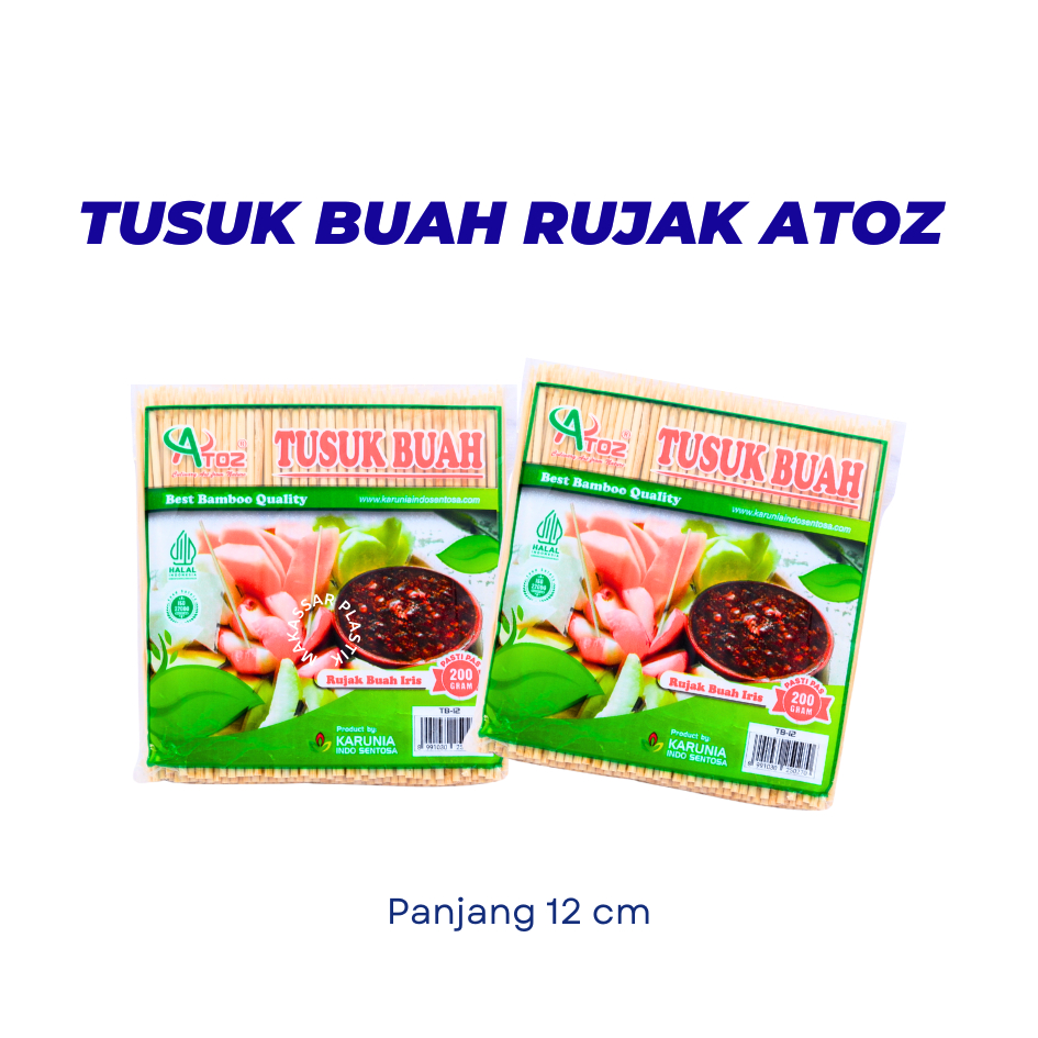 ผลไม้ ATOZ RUJAK / COCKTAIL SKEWERS / CILOK SKEWERS