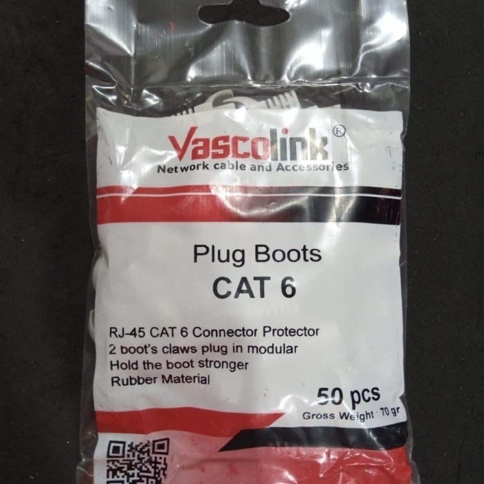 Vascolink PlugBoot RJ45 Cat6 Plug Boot Cat 6 connector