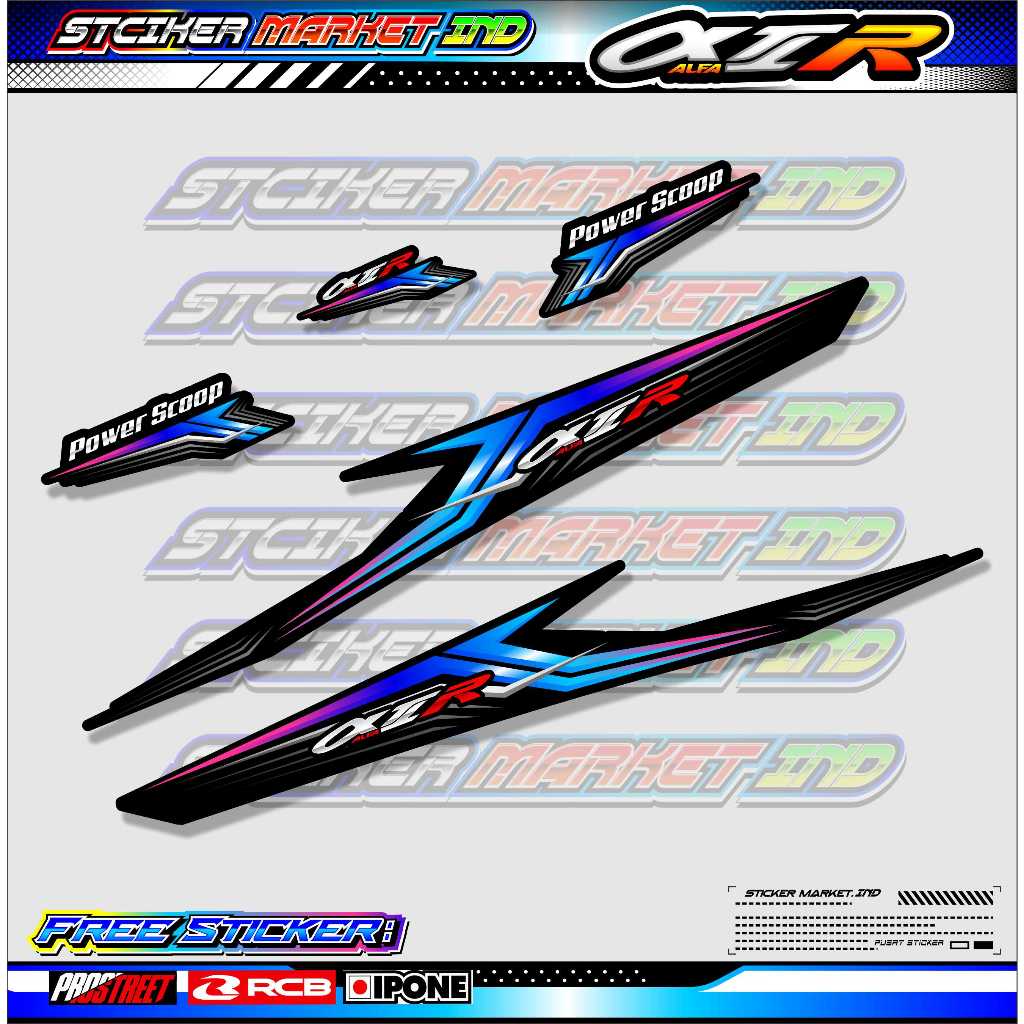 YAMAHA ALFA VARIATION STRIPING / YAMAHA ALFA MOTORCYCLE VARIATION STICKER LIST