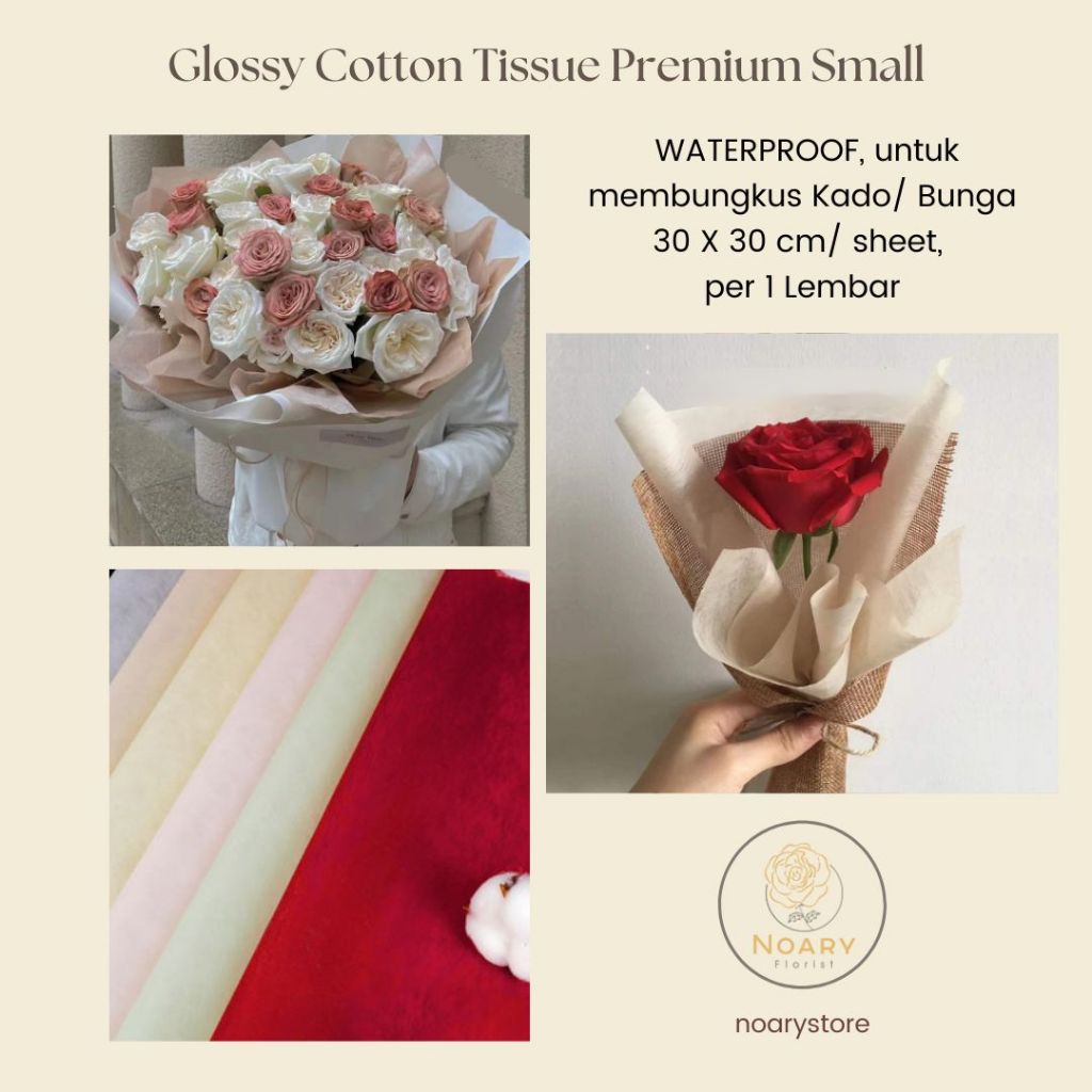GLOSSY COTTON TISSUE PREMIUM SMALL