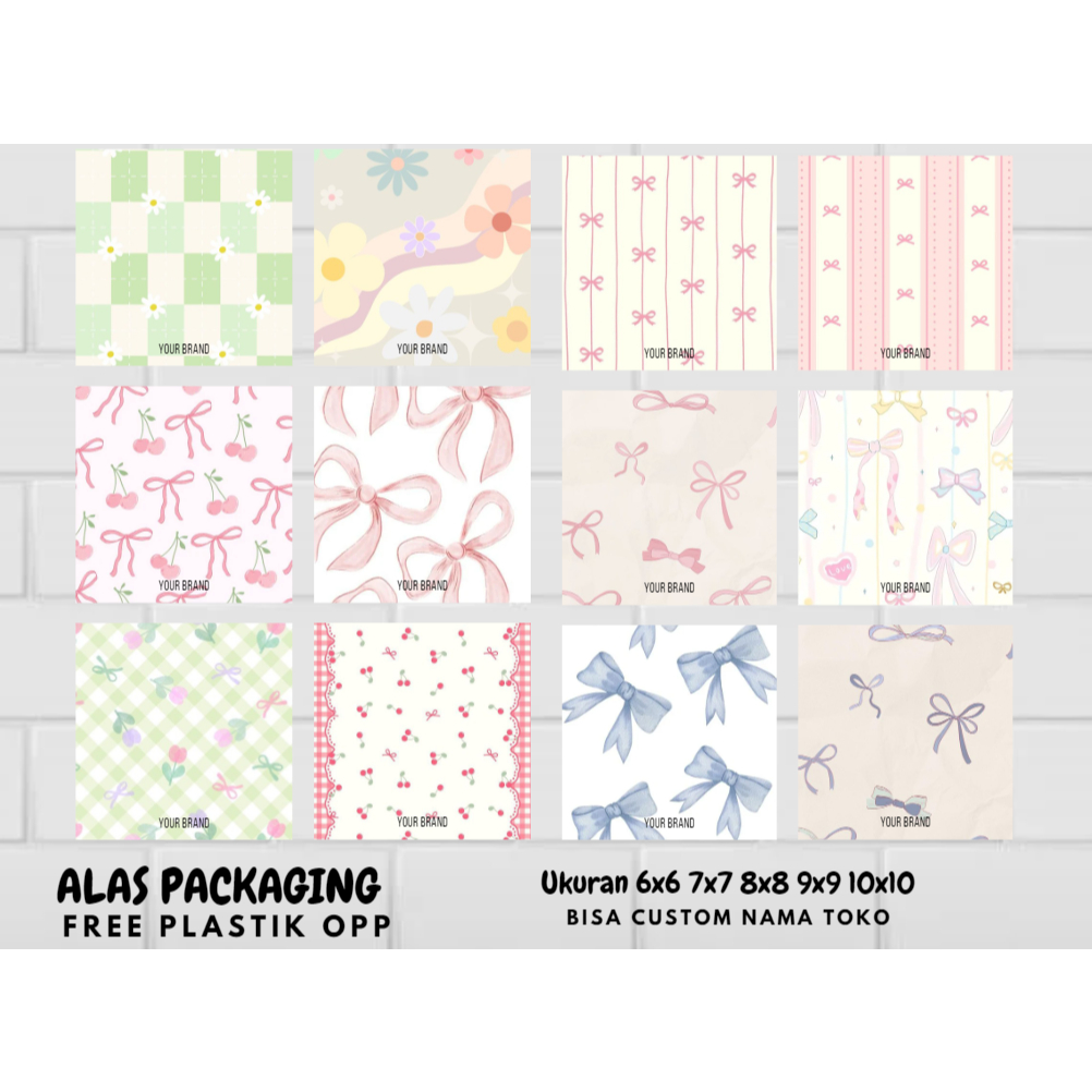 [CONTENTS +-50PCS] อุปกรณ์เสริมฐานบรรจุ OLSHOP แบบกําหนดเองสําหรับสร้อยข้อมือ, สร้อยคอ, ETC ฟรีพลาสต