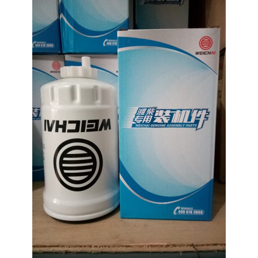 WEICHAI WP6G125E23 ตัวกรองเชื้อเพลิง P/N ดั้งเดิมและ OEM: 13020488
