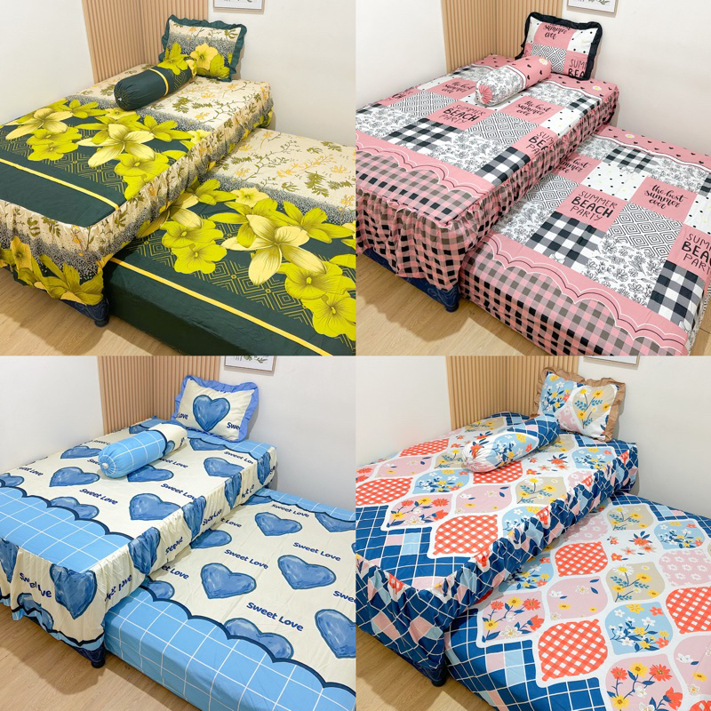 SORONG TASSEL BED SHEETS 140x200 SORONG DOUBLE BED BED SHEETS